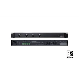 Audac EPA104 Quad Power Amfi 4x100W/4-ohm - crossover