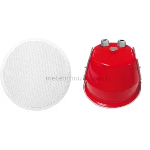Audac CSF506/W Ceiling Hoparlör with fire dome 100V - RAL9010
