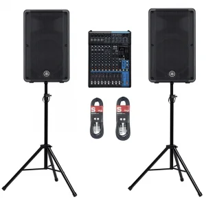 Yamaha MD-1212 Yamaha Ses Sistemi (Bundle) MG12X Mikser + 2 adet DBR12 Hoparlör