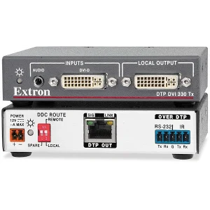 Extron DTP DVI 4K 330 Tx DVI için Uzun Mesafeli DTP Verici - 100 Metre Mesafe