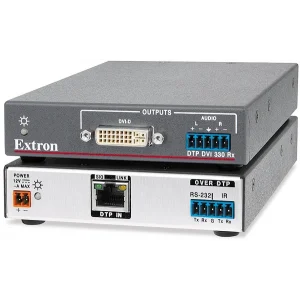 Extron DTP DVI 4K 330 Rx DVI için Uzun Mesafeli DTP Alıcı- 100 Metre Mesafe