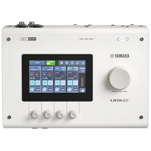 Yamaha URX22-W USB Audio Interface with Touchscreen Ses kartı, 4-in/2-out USB-C