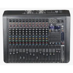 K.Meister PM12 PRO 2x1000W 12 Kanal Power-Mixer USB Bluetooth Kayıt