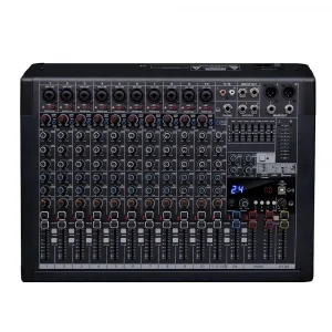 K.Meister M-12 PRO 12 Mono Mic/Line 99 DSP Efekt Mp3 çalar, USB kayıt, Bluetooth Mikser