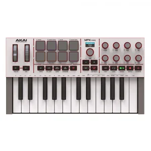 AKAI MPKMINI 4 Beyaz Müzik Prodüksiyonu 25 Mini Tuş MIDI Klavye