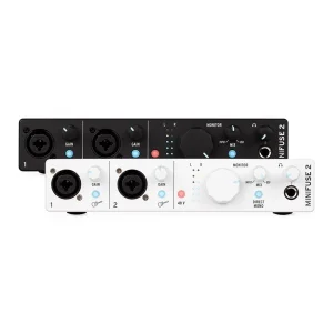 Arturia MiniFuse 2 2-Giriş / 2-Çıkış, 24-bit 192 kHz, MIDI, USB-C taşınabilir ses kartı