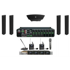 Audac CONGRESS NOBA-4K6 Geniş Toplantı Salonu için Premium Ses Sistemi 200 m2