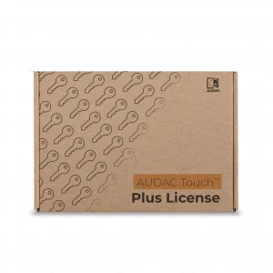 Audac SL-PLUS1 Enhance your Audac Touch™ experience License Audac Touch™ Plus - Version 1,0