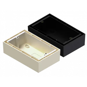 Audac WB50/B Wall box for DW5065/WP523/MWX65 Surface mount box for Audac wallpanel -black