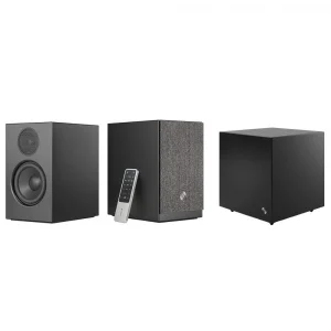 Audio Pro A28+SW-5 Siyah 2+1 Aktif Multiroom Akıllı Ev Hoparlörü Seti