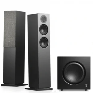 AUDIO PRO A48+SW-10 Siyah 2+1 Aktif Multiroom Akıllı Ev Hoparlörü Seti