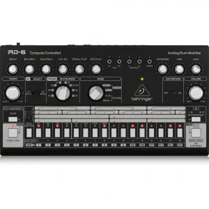Behringer RD-6-BK RHYTHM DESIGNER Analog Davul Makinesi (Siyah)