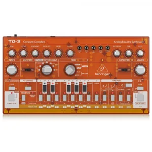 BEHRINGER TD-3-TG  Analog Bass Line Synthesizer (Turuncu)