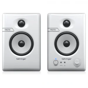 Behringer TRUTH 3.5 BT White – 64 Watt  Stüdyo Monitörü (Çift): Beyaz Tasarım, Bluetooth