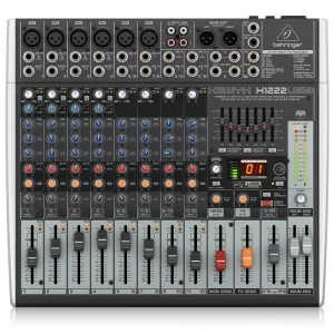 Behringer X1222USB 12-Kanal 2/2-Bus Analog Mikser