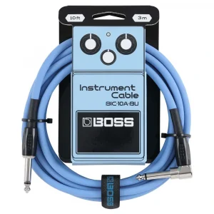 BOSS BIC-10A-BU Düz/L Uçlu 3m Enstrüman Kablosu