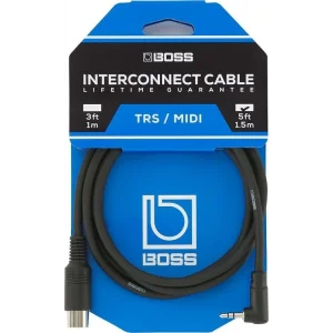 BOSS BMIDI-5-35 / 3,5mm TRS-MIDI Kablo