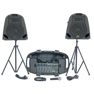 Bots LC-S200 Bavul tipi Taşınabilir Ses Sistemi, 7ch 2x10 400W 220V