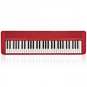 CASIOTONE CT-S1RDC 61 Tuş Piyano Stili Hassasiyetli Standart Kırmızı Org (Adaptör Dahil)