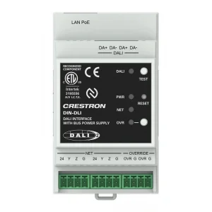 Crestron DIN-DLI DALI Arayüzü, DIN Ray Montaj