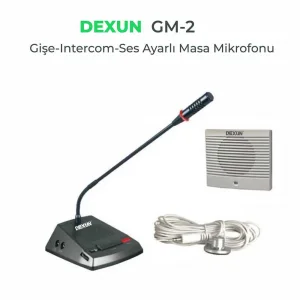 DEXUN GM2 Çift Yönlü Gişe Vezne Görüşme Sistemi