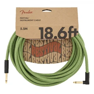 Fender 18.6 Angled Festival Pure Hemp Enstrüman Kablosu