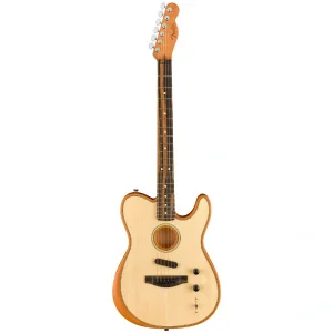 Fender American Acoustasonic Telecaster Natural w/Gig Bag Elektro Akustik Gitar