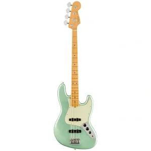 Fender American Professional II Jazz Bass Akçaağaç Klavye Mystic Surf Green Bas Gitar