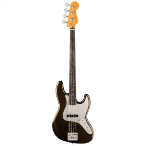 Fender American Ultra II Jazz Bass Abanoz Klavye Texas Tea Bas Gitar
