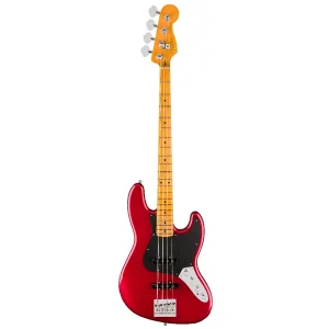 Fender American Ultra II Jazz Bass Akçaağaç Klavye Sinister Red Bas Gitar