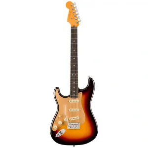 Fender American Ultra II Stratocaster Abanoz Klavye Ultraburst Solak Elektro Gitar