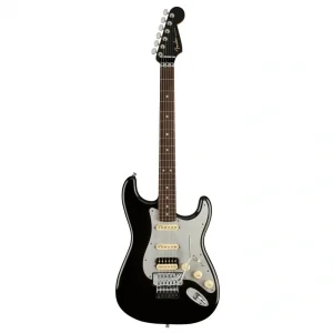 Fender American Ultra Luxe Stratocaster Floyd Rose HSS Gülağacı Klavye Mystic Black Elektro Gitar