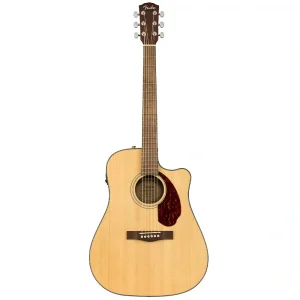 Fender CD-140SCE Dreadnought Ceviz Klavye Hard Case Dahil Natural Elektro Akustik Gitar