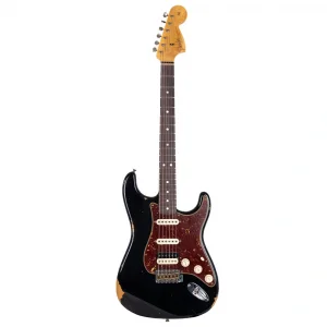 Fender Custom Shop Limited Edition 1967 Stratocaster HSS Relic Aged Black Elektro Gitar