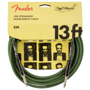 Fender Joe Strummer Pro 4m Drab Yeşil Enstrüman Kablosu
