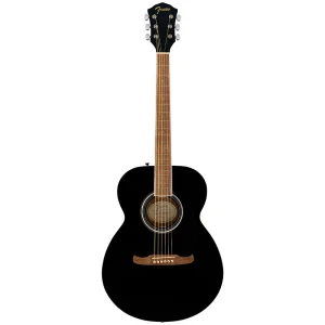 Fender LTD FA-135 Concert Ceviz Klavye Black Akustik Gitar
