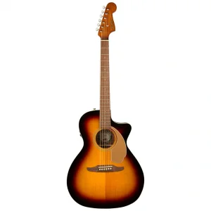 Fender Newporter Player Ceviz Klavye Sunburst Elektro Akustik Gitar