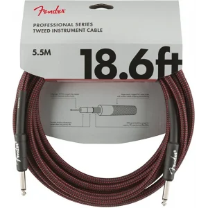Fender Professional 5.5 Metre Kırmızı Tweed Enstrüman Kablo