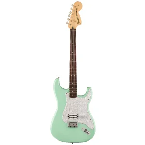 Fender Tom Delonge Stratocaster Gülağacı Klavye Surf Green Elektro Gitar