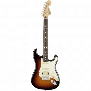 Fender USA Performer Strat HSS Gülağacı Klavye 3 Tone Sunburst Elektro Gitar