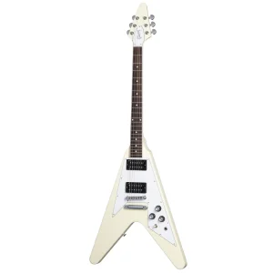 Gibson 70s Flying V Electro Gitar (Classic White)
