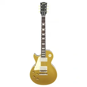 Gibson Custom Shop 1957 Les Paul Reissue VOS Solak Elektro Gitar (Goldtop Darkback)
