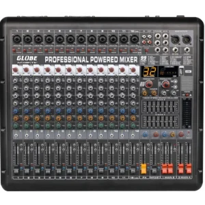 Globe GTP-1204 Power-Mixer 12 Kanal 4x900W/4-ohm USB/BT