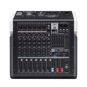Gold PRO-M 808P | 7-kanal Powermixer | 2x450W, BT, USB