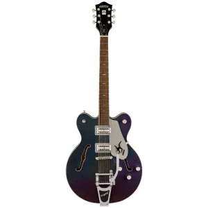Gretsch Electromatic John Gourley Broadkaster Center Block Laurel Klavye Iridescent Black Elektro Gitar
