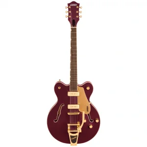 Gretsch Electromatic Pristine LTD Center Block Double-Cut Bigsby Laurel Klavye Dark Cherry Metallic Elektro Gitar