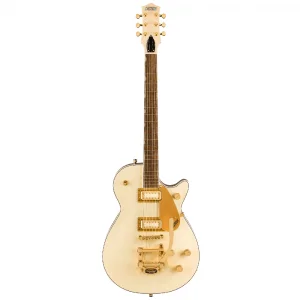Gretsch Electromatic Pristine LTD Jet Singlecut Bigsby Laurel Klavye White Gold Elektro Gitar