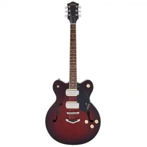 Gretsch G2622-P90 Streamliner Center Block Double-Cut P90 w/V-Stoptail Laurel Klavye Claret Burst Elektro Gitar