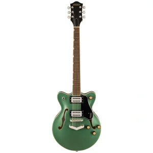 Gretsch G2655 Streamliner CB JR DC Steel Olive Elektro Gitar