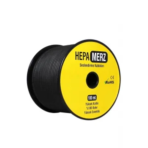 Hepa Merz EK-103 1x0,22 Tam Bakır Mono Mikrofon Kablosu 100 Mt.